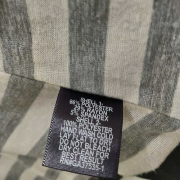 Mac & Riley Blazer stripped black and gray - Picture 6 of 6